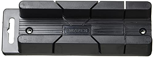 Draper Mini Troncatrice Per Legno, 200 Mm X 35 Mm X 50 Mm – 48677 – Guida Per Taglio Angolare Per Legno