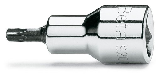 Beta - 920Tx 30 Chiavi A Bussola Maschio Per Viti Con Impronta Torx®, Con Attacco Quadro Femmina 1/2" Cromate Inserti Bruniti, Ideali Per L'Uso Profes