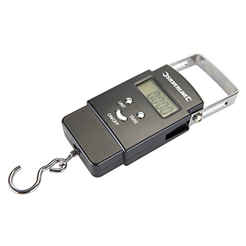 Silverline, 243857, Bilancia Tascabile Digitale 50 Kg