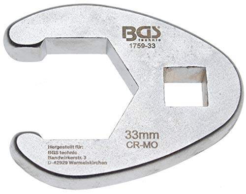 Llave Boca Hexagonal Abierta (Crowfoot) | Entrada 12,5 Mm (1/2") | 33 Mm