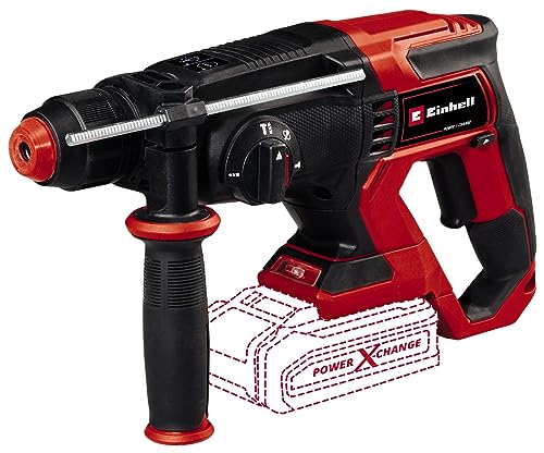 Einhell Tassellatore A Batteria Te-Hd 18/20 Li Bl-Solo Power X-Change (18 V, 1,8 J, 20 Mm Di Potenza Di Perforazione Su Cemento, Velocità Di Impatto D