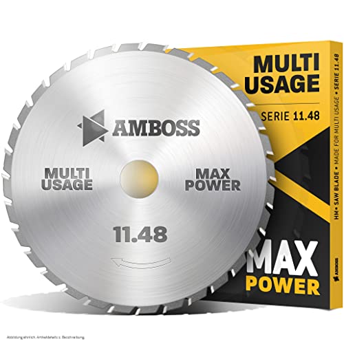 Amboss, Disco Multifunzione Per Sega Circolare Hm - Diametro 160 Mm X 2 Mm X 20/16 Mm. Denti Alternati Con Cambio Fase (42 Denti) Adatto Ai Materiali