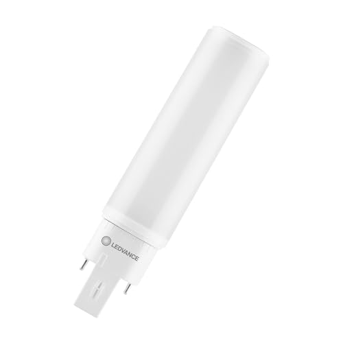 Ledvance Dulux Led D/E 7 W (Sostituisce 18 W), 830 G24Q-2, 4 Pin, 1 Pezzo