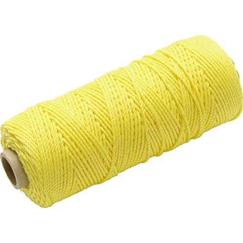 Faithfull - Matassa Di Filo In Nylon Intrecciato, 105 M, Colore: Giallo