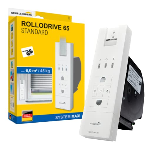 Schellenberg 22726 Avvolgicavo Elettrico Per Tapparelle Rollodrive 65 Standard, Fino A 6 M² Di Superficie Dell'Avvolgibile, Larghezza Del Nastro 23 Mm