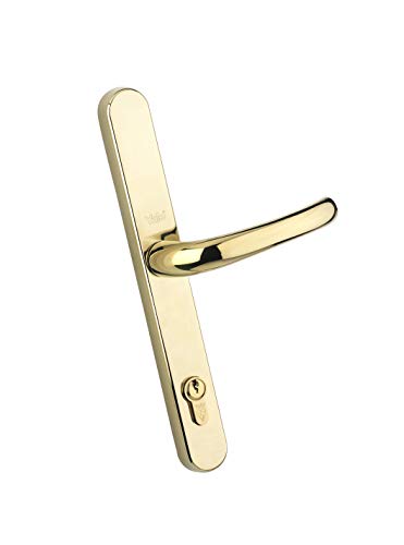 Yale, Maniglia Retrò, Cromata, Finitura Oro P-Pvc-Rh-Pgf, 27 X 3 Cm