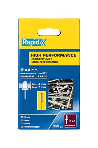 Rapid Rivetti High Performance Ø4.8 X 10 Mm. Confezione Grande Da 350 Pezzi.