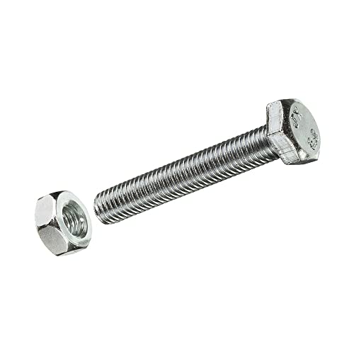 Caja M 25 Uds. Tornillo Metrica Cab Hex +Tuerca Cinc 2M 6X20Mm Fadix