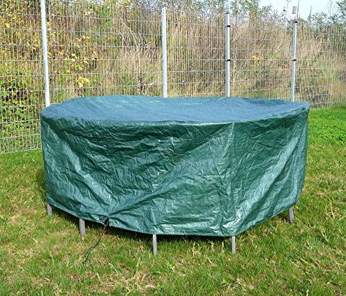 Biotop B2221 - Fodera Per Tavolo E Sedie Da 325 Cm, Verde, 325 X 325 X 90 Cm