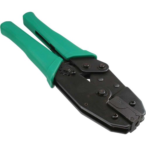 Inline Pinza Crimpatrice Per Connettori Modulari Lan E Isdn Rj45 8Pin Nera E Verde 27.2 X 8.6 X 2.2 Cm 75100