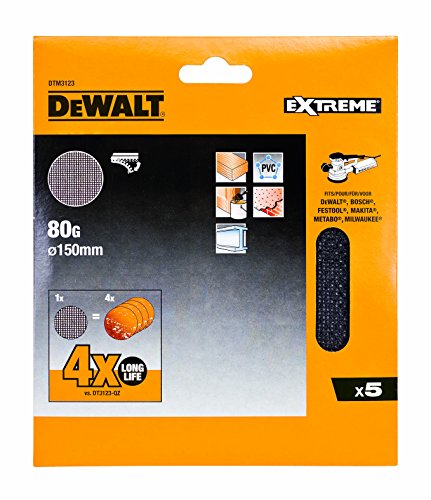 Dewalt, Dtm3123, Qz, Hoja De Lija De Malla 80G 150Mm