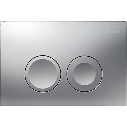Geberit 115125115 Piastra Di Azionamento Delta 25, Cromato Lucido