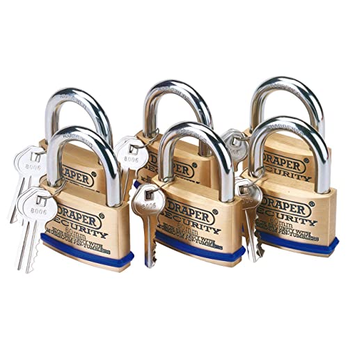 Draper 67663-6 Lucchetti In Ottone Solito, 60 Mm