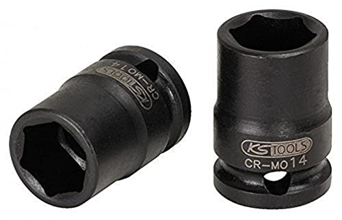 Ks Tools 515.1522 3/8" Bussola Esagonale P.Avvitatori Ad Impulsi,Corta,22Mm