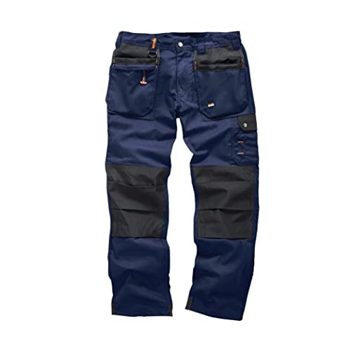 Scruffs Worker Plus, Pantaloni Da Lavoro, Uomo, Blu, Size 30R
