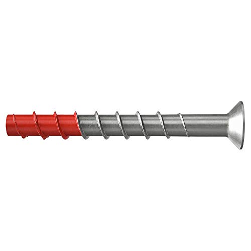 Fischer Ultracut Fbs Ii 8X90 40/25 Sk - Vite A Testa Svasata In Acciaio Inox, Potente Con Punta Temprata, Per Ambienti Esterni E Bagnati, Fissaggio Si