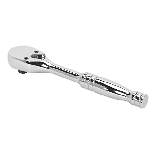 Sealey Ak660Df Cricchetto 1/10,2 Cm Drive Sq Pear-Head Flip Reverse Senza Polvere, Rosso
