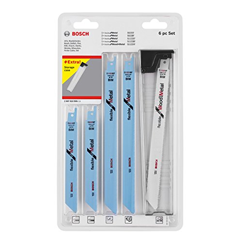 Bosch Accessories Set Sable: Wood And Metal: 6 Uds