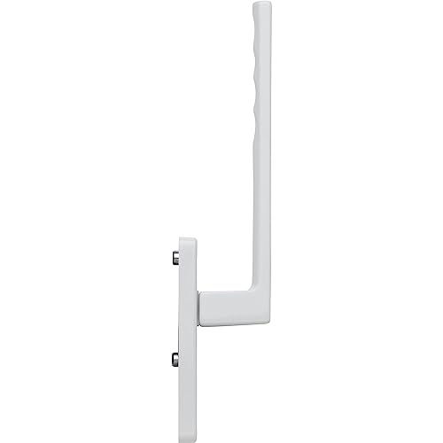 Hoppe Maniglia Per Porta Di Sollevamento Tolon Pz – Maniglia Interna Per Porta Del Balcone, Lunghezza 253 Mm, Alluminio Bianco