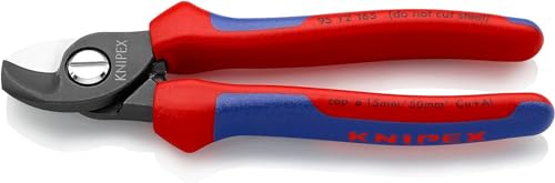 Knipex Cesoia Per Cavi Brunita, Rivestiti In Materiale Bicomponente 165 Mm (Confezione Self-Service/Blister) 95 12 165 Sb