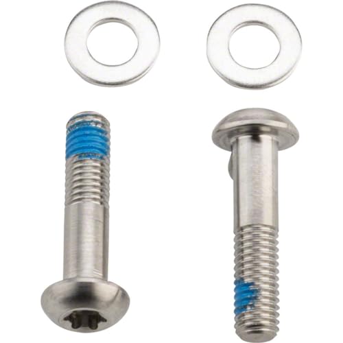 Sram, Brkt Mounting Bolts Ti T25 22Mm (Flat) Unisex Adulto, Argento, Unica