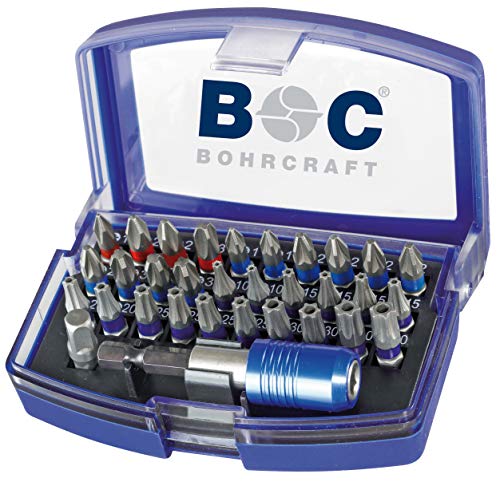 Bohrcraft Jg. Puntas Amarre 1/4" Pb 32 // Pz1-3+Ph1-3+Tx10-40/32-Uds.
