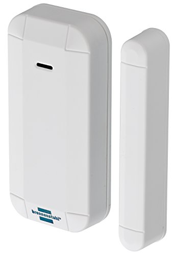 Brennenstuhl 1294250 Bremati Cpro Funk (Smart Home Porta Finestra Contatto, Con Funzione App) Bianco