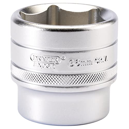 Draper H-Mm/Ms Square Drive 6 Point Metric Socket, Blu, 36 Mm, 1/5,1 Cm