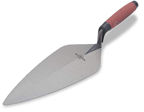 Marshalltown 33 11Fg Cazzuola Stile London-Manico Durasoft, Acciaio Al Carbonio, 279X124 Mm, Argento
