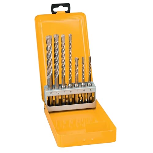 Dewalt Am-Tech - Set Di 7 Punte A Torsione In Crv, Nero