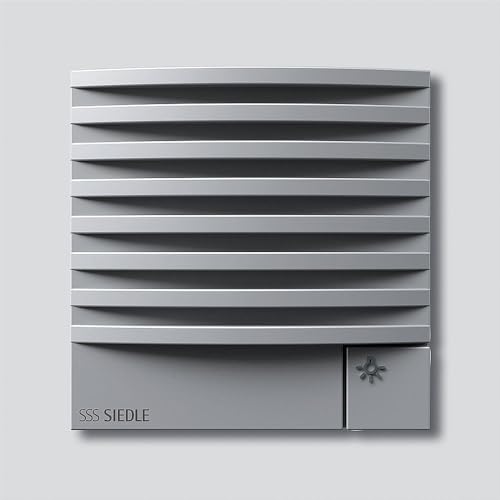Siedle 4831380 - Modulo Porter 1 E N-Sistema, Tlm 612-02 Sm, Argento Metallizzato