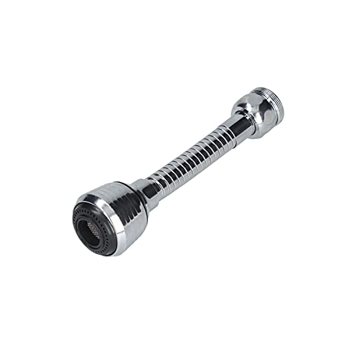 Fontastock Fskfac008 - Atomizzatore Flessibile A Due Posizioni Per Flusso D'Acqua In Modalità Normale O Doccia Per Rubinetti, Con Adattatore H22/100 -