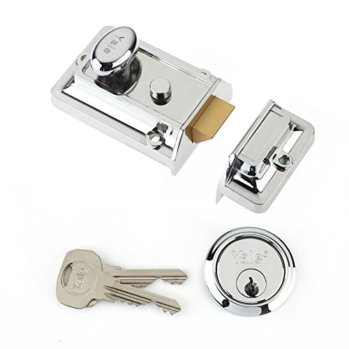 Yale Locks 77 Traditional Nightlatch Chrome