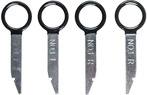 Ks Tools 500.1373 Dispositivo Radio / Navigatore, Utensile Di Sblocco, 4 Pz