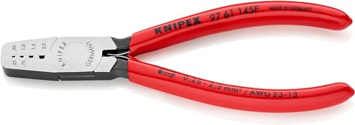 Knipex Pinza Per Serrare Terminali A Bussola Rivestiti In Resina Sintetica 145 Mm 97 61 145 F