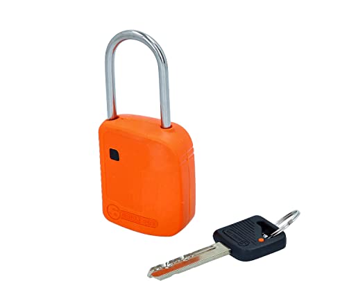 Locking Out Padlock, Orange