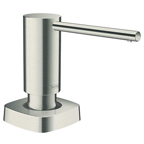 Hansgrohe A71 - Distributore Sapone Liquido, Acciaio Inox, 40468800