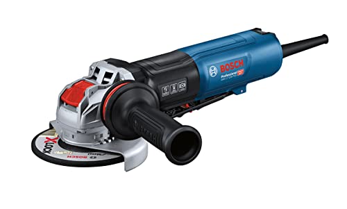Bosch Professional Smerigliatrice Angolare Gwx 17-125 Psb (Ø Disco Di 125 Mm, Potenza 1.700 W, Con Supporto X-Lock, Interruttore Protection, Preselezi