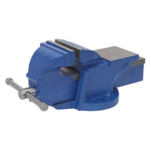 Sealey Vice 100Mm, Morsa Professionale Base Fissa Heavy-Duty