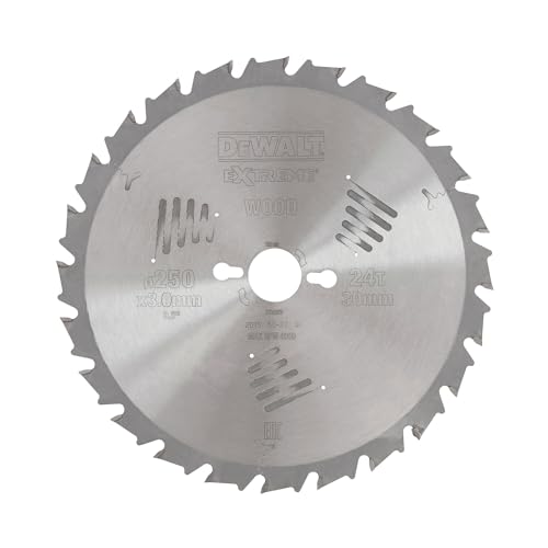 Dewalt, Dt4301, Qz, Hoja Para Sierras De Brazo Radial 250X30Mm 24D