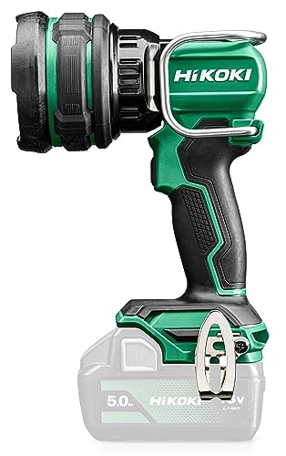 Hikoki Akku Led Strahler Ub18Dh (14,4/18V, Helligkeit Spot Mode: 950 Lm, Helligkeit Wide Mode: 1050 Lm, Leuchtdauer Mit 5,0Ah: High Max. 8Std. Low Max