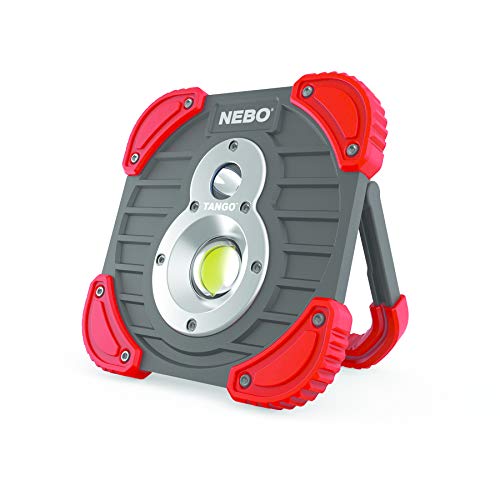 Nebo Ne6555 Tango Worklight Powerbank, Nero E Rosso, 45 Mm X 148 Mm X 148 Mm