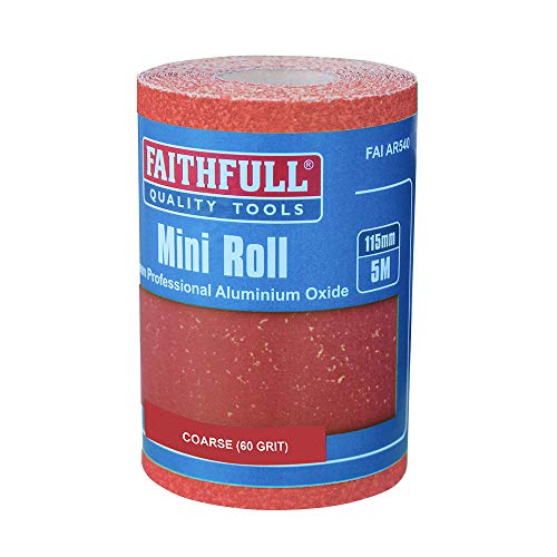 Faithfull, Faiar560R, Rotolo Di Carta Alluminio Red Heavy Duty 115 Millimetri X 5 M 60G