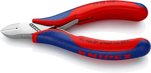 Knipex Tronchese Laterale Per Elettronica Rivestiti In Materiale Bicomponente 115 Mm 77 12 115