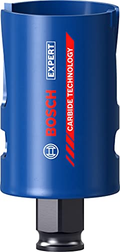 Bosch Professional 1X Seghe A Tazza Expert Construction Material Per Legno Tenero, Ø 48 Mm, Accessorio Trapano A Percussione