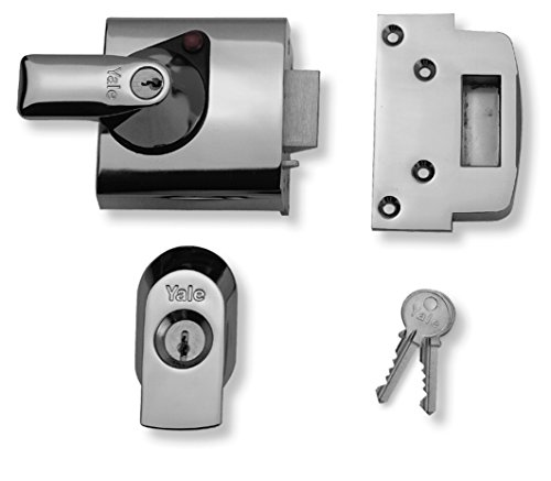 Yale Locks Bs1 - Serratura Di Sicurezza Inglese Standard Nightlatch, Finitura Cromata, 60 Mm