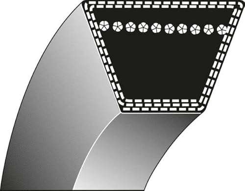 Ratioparts 8-535 - Cinghia Trapezoidale Tipo 1-15,8 X 889