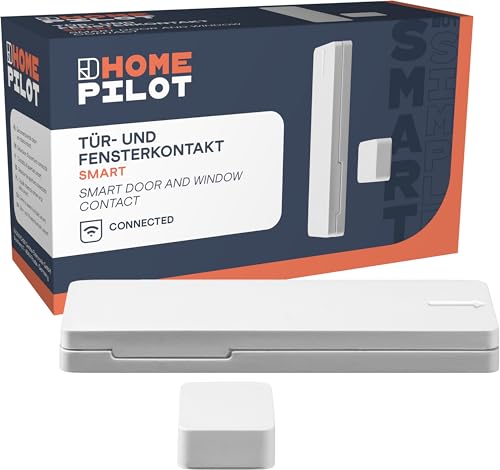 Homepilot - Sensore Porta E Finestra Smart | Sensore Smart Home Per Il Monitoraggio Dello Stato Di Finestre E Porte | Alimentato A Batteria E Facile D