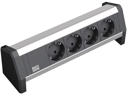 Bachmann 902.0049 - Presa Multipla Desk, 4 Ingressi Schuko