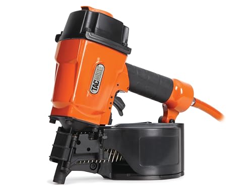 Tacwise Gcn57P Chiodatrice A Bobina Pneumatica, Utilizza Chiodi A Bobina Piatta Da 25 A 57 Mm In Bobina Piatta